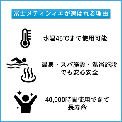 【セット商品】2W壁面埋込型水中照明 2700K ケーブル5m付き