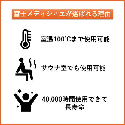 【セット商品】サウナ用テープライト クリアタイプ 2700K ケーブル5m付き