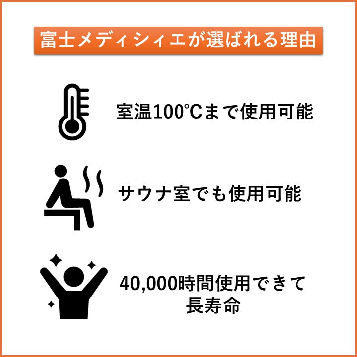 【オーダーセット商品】サウナ用テープライト 拡散タイプ 2700K ケーブル5m付き